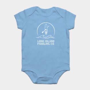 Long Island Paddling Co. T-Shirt with Paddleboard and Top Locations Baby Bodysuit